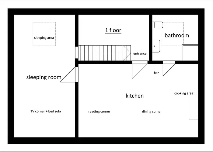 Appartement Um Burebierg 35m2